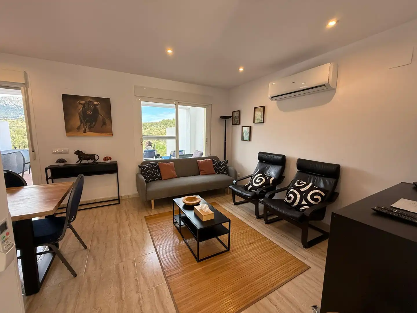 Sala de estar de Casa o chalet en venta en Calpe / Calp con Aire acondicionado, Calefacción y Jardín privado