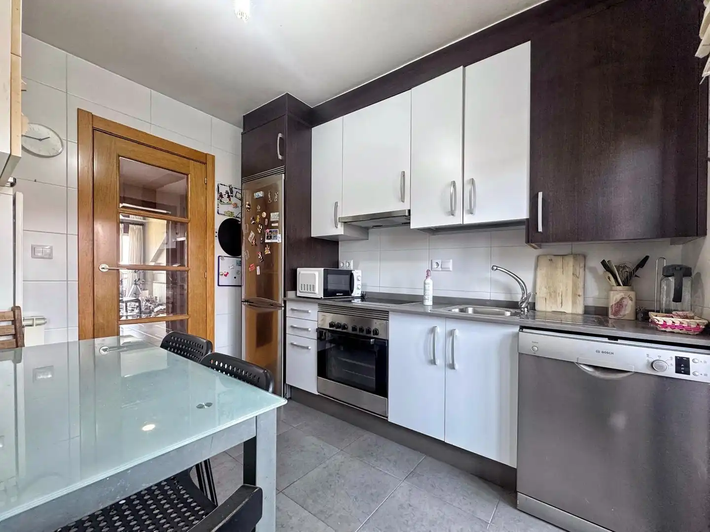 Kitchen of Attic for sale in Poio  with Heating and Balcony