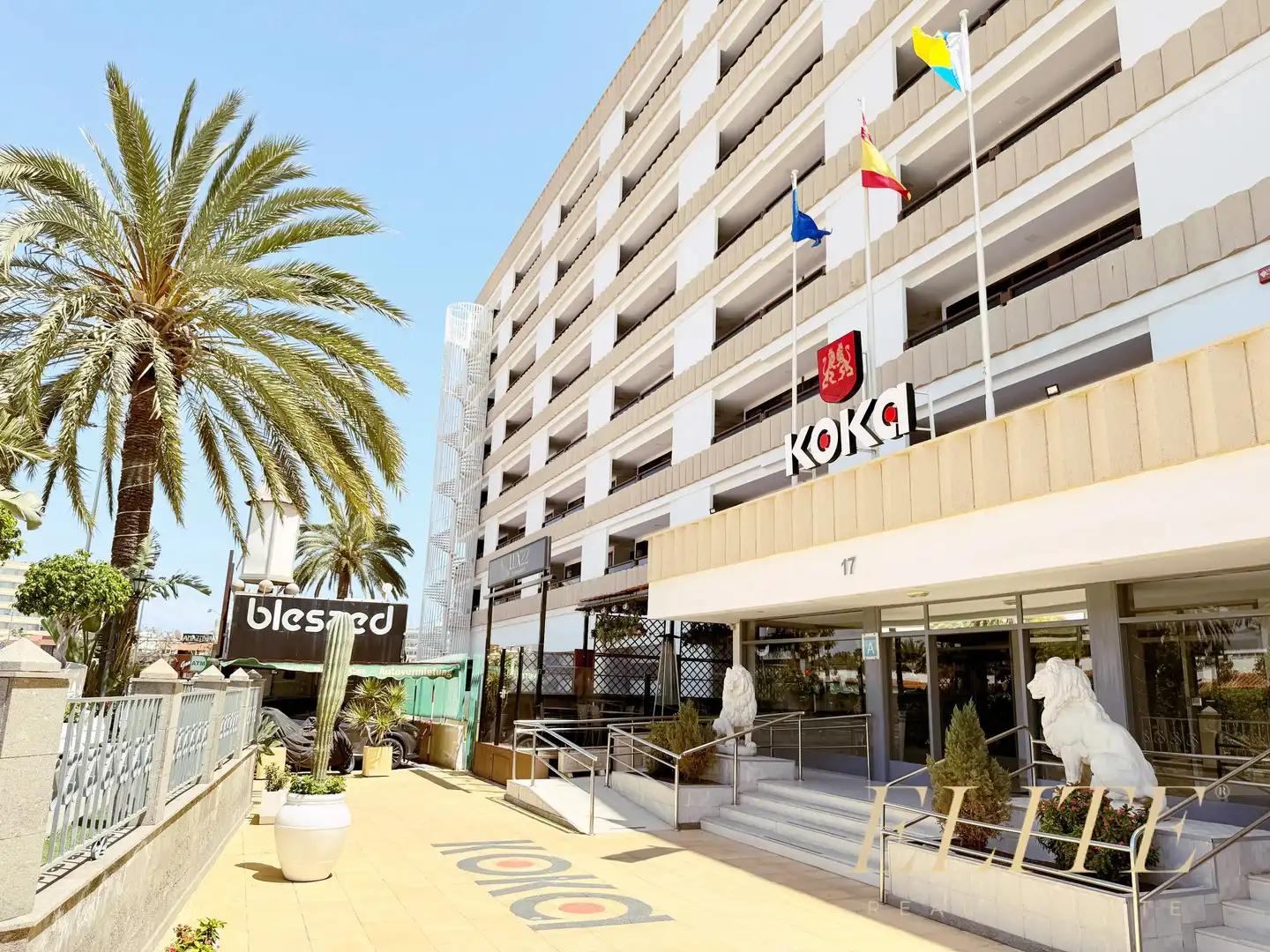 Vista exterior de Estudio en venta en San Bartolomé de Tirajana con Jardín privado, Terraza y Amueblado