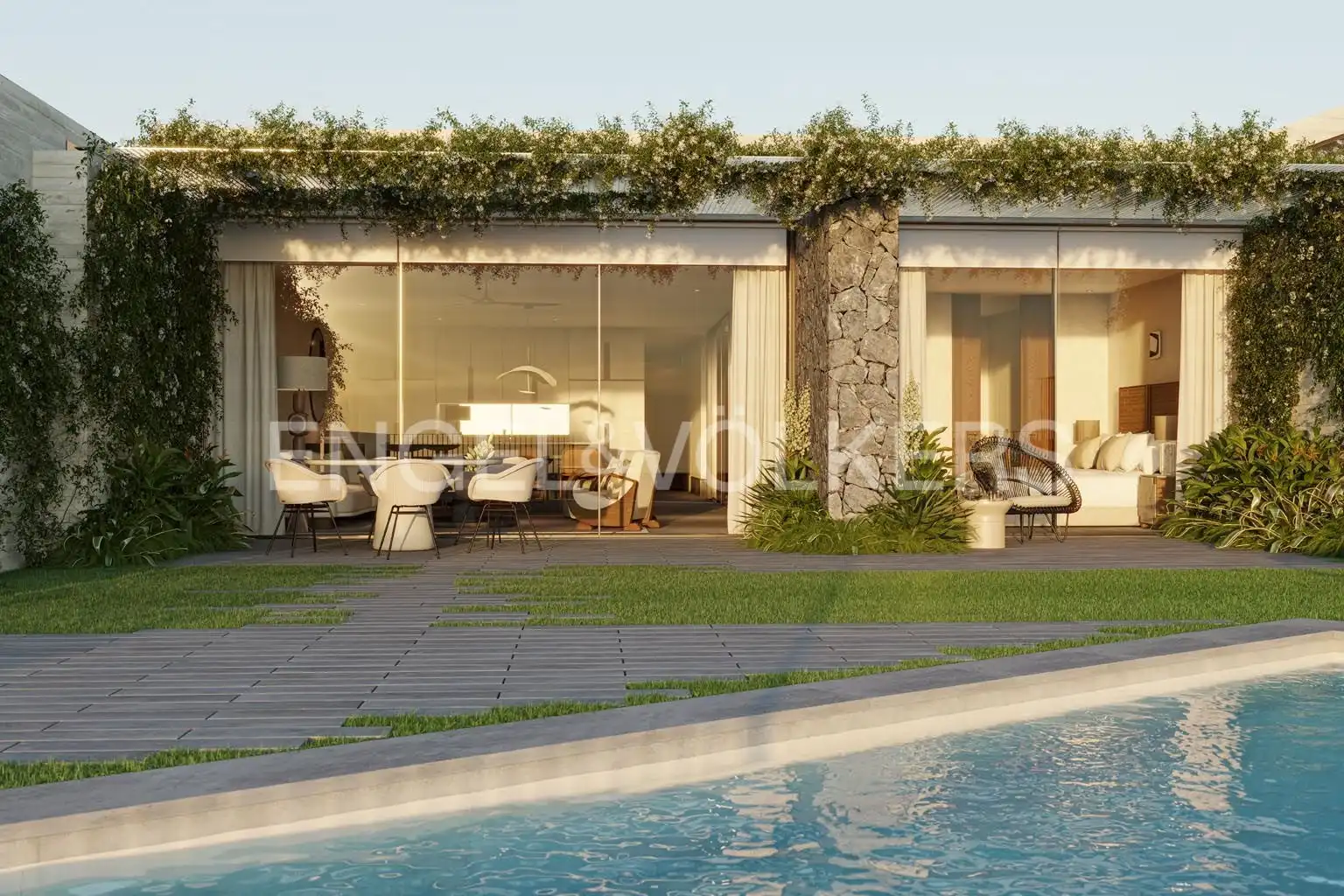 Terrassa de Casa o xalet en venda en Guía de Isora amb Aire condicionat, Terrassa i Piscina