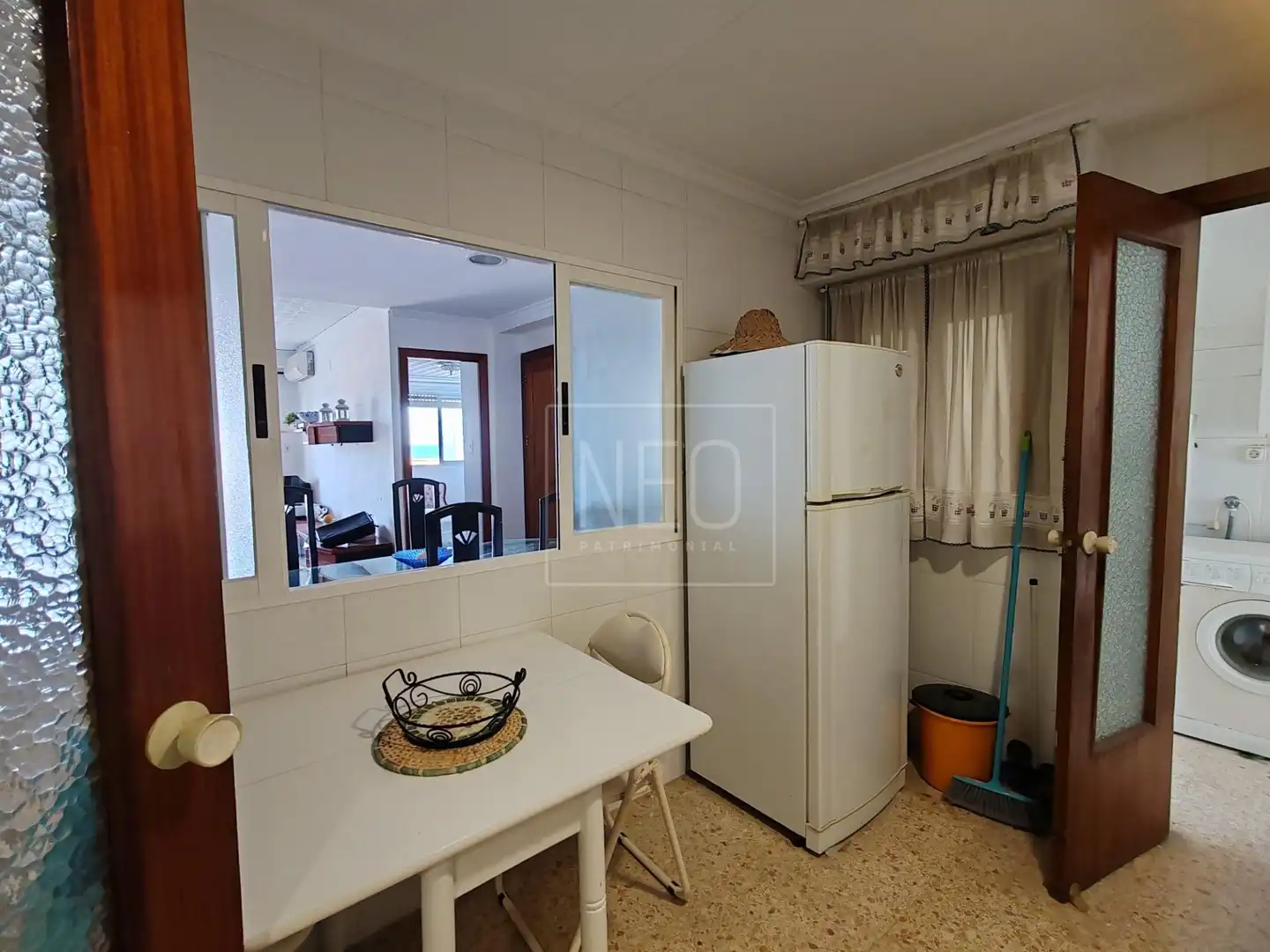 Kitchen of Flat for sale in Dénia  with Air Conditioner, Private garden and Terrace