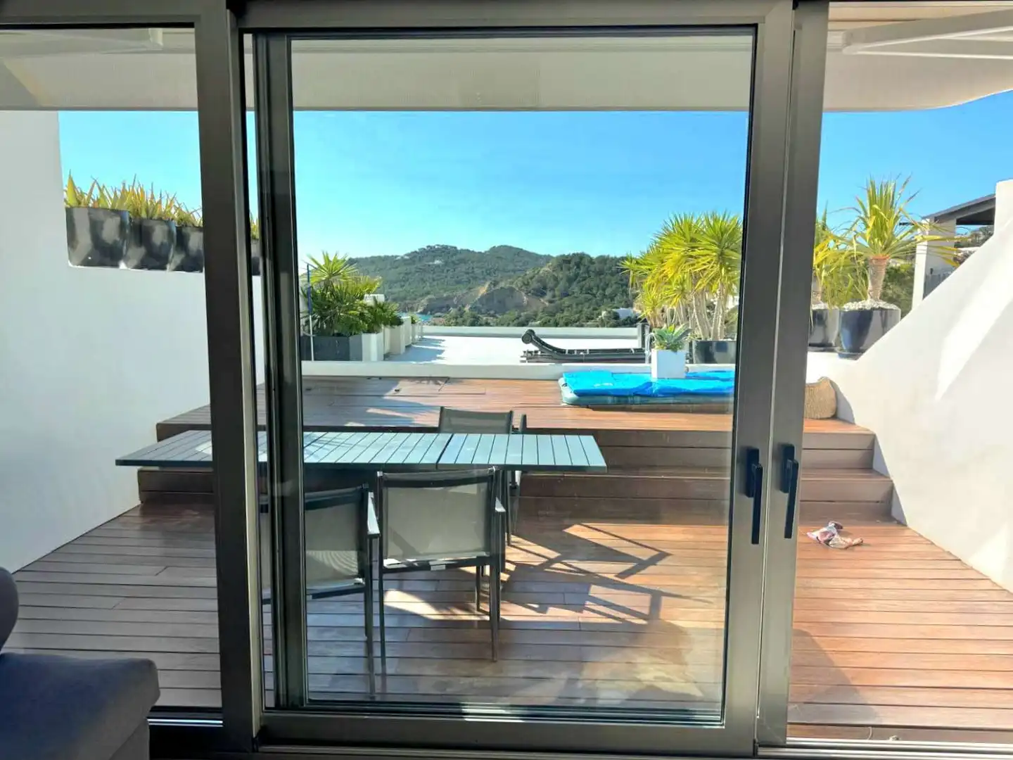 Terrace of Duplexes for rent in Santa Eulària des Riu  with Air Conditioner, Heating and Terrace