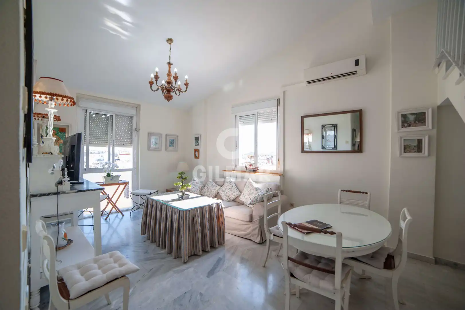 Schlafzimmer von Maisonette zur Miete in Sevilla mit Heizung und Möbliert
