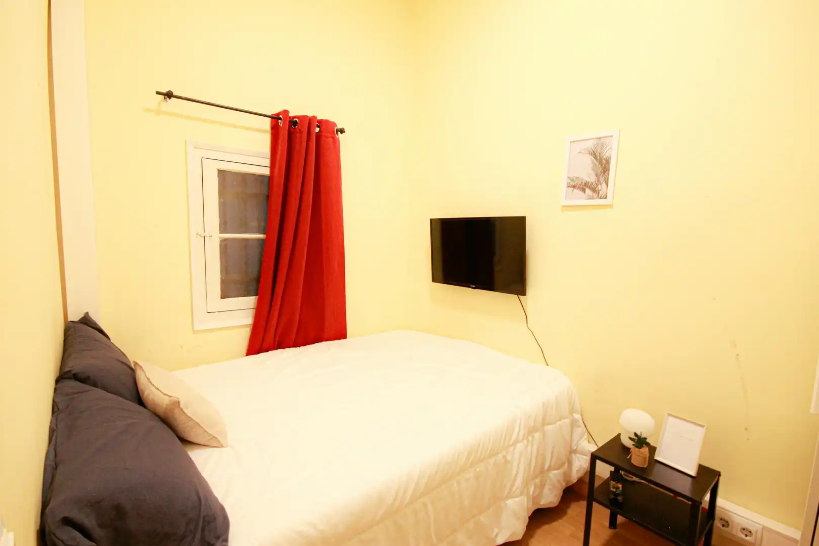 Schlafzimmer von Wohnung zur untervermieten in  Barcelona Capital mit Heizung, Möbliert und Waschmaschine