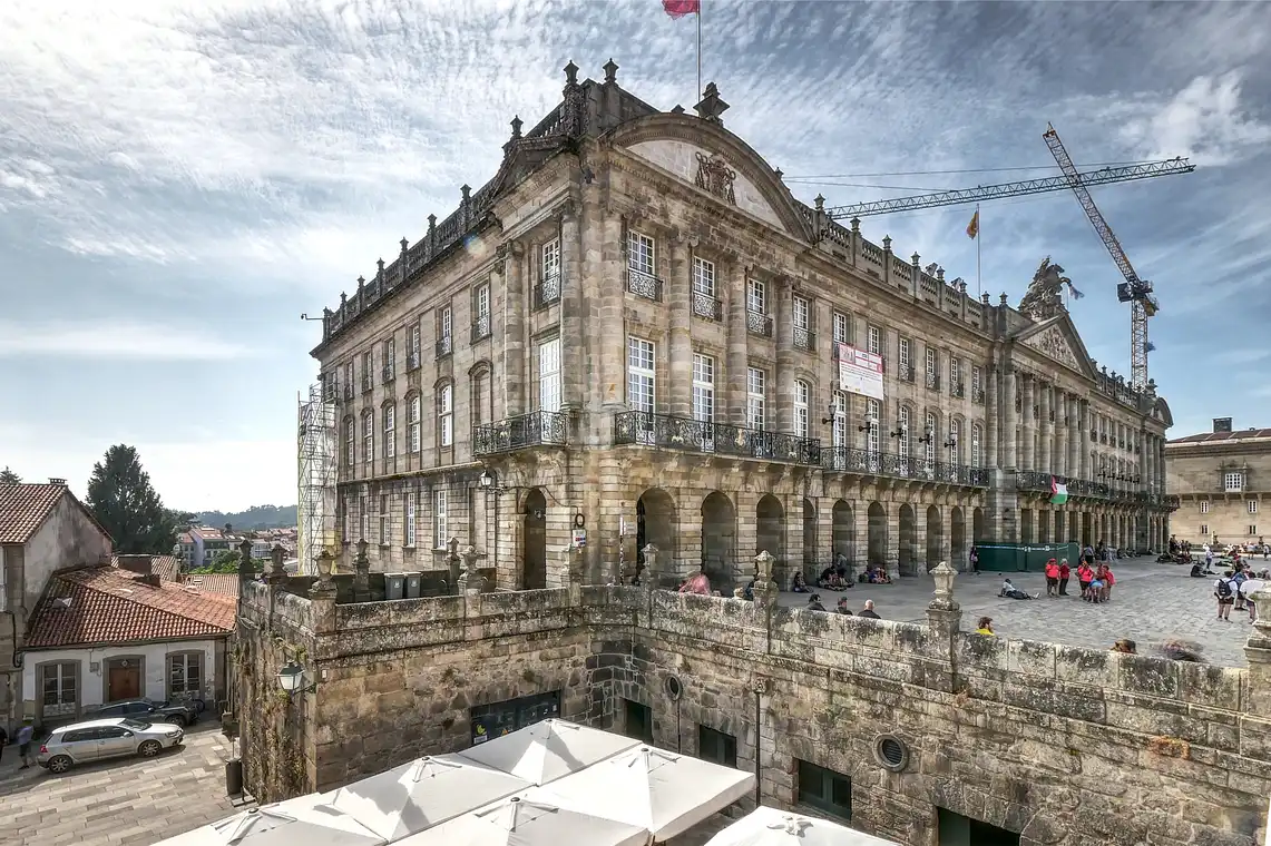 Exterior view of Flat for sale in Santiago de Compostela   with Storage room, Oven and Washing machine
