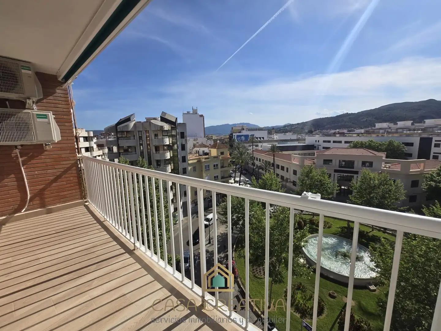 Vista exterior de Pis de lloguer en Gandia amb Aire condicionat, Calefacció i Terrassa