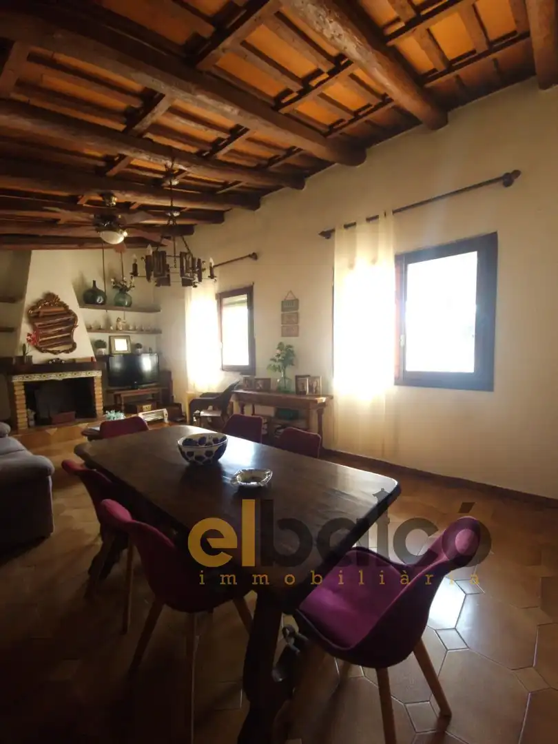 Dining room of Country homes for sale in Valls  with Terrace, Swimming Pool and Furnished