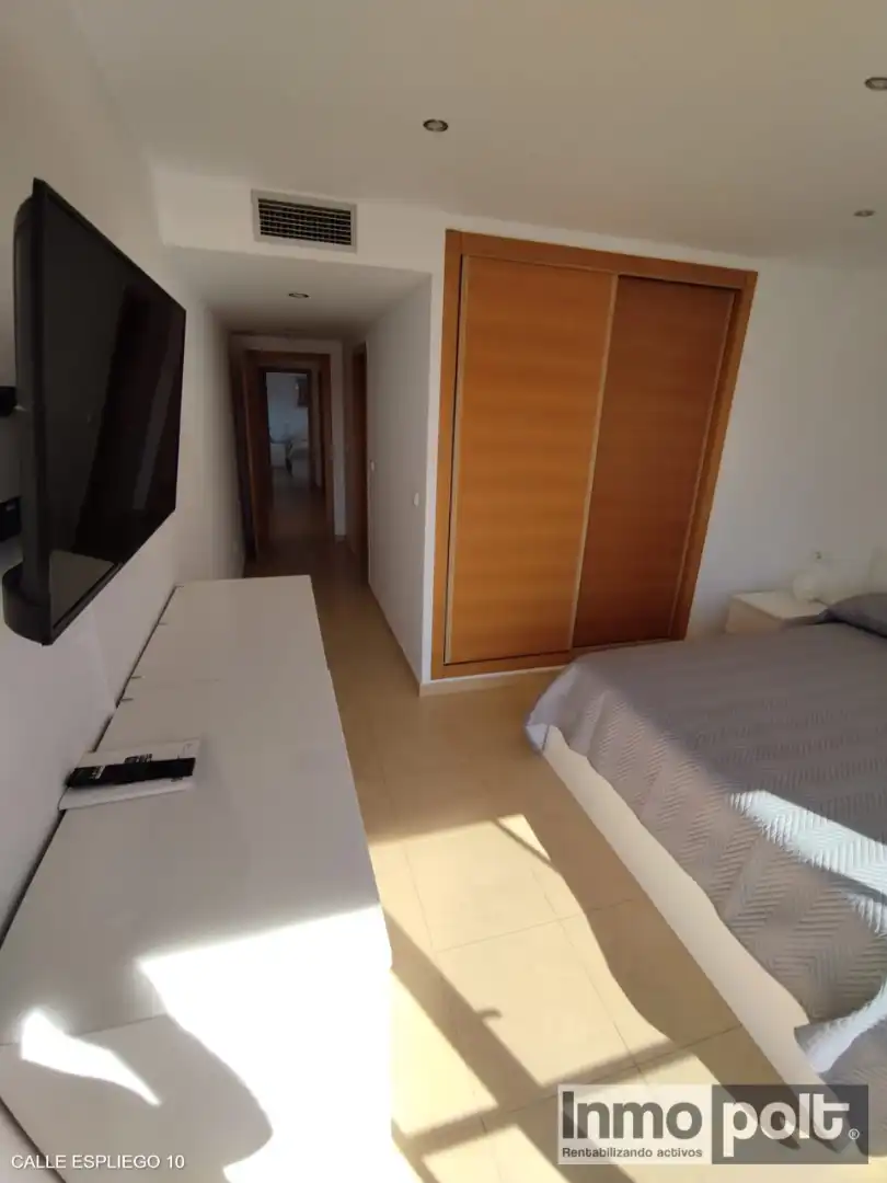 Schlafzimmer von Wohnung zur Miete in Torre-Pacheco mit Klimaanlage, Terrasse und Möbliert