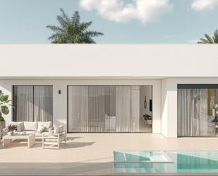 Exterior view of Single-family semi-detached for sale in  Murcia Capital  with Terrace and Swimming Pool