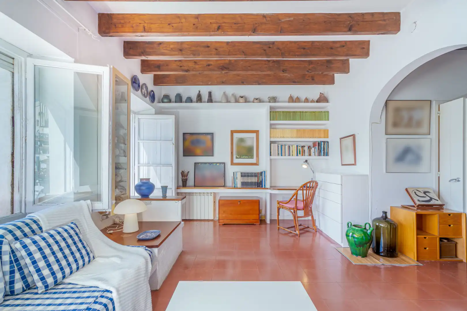Sala de estar de Casa o chalet en venta en Cadaqués con Amueblado