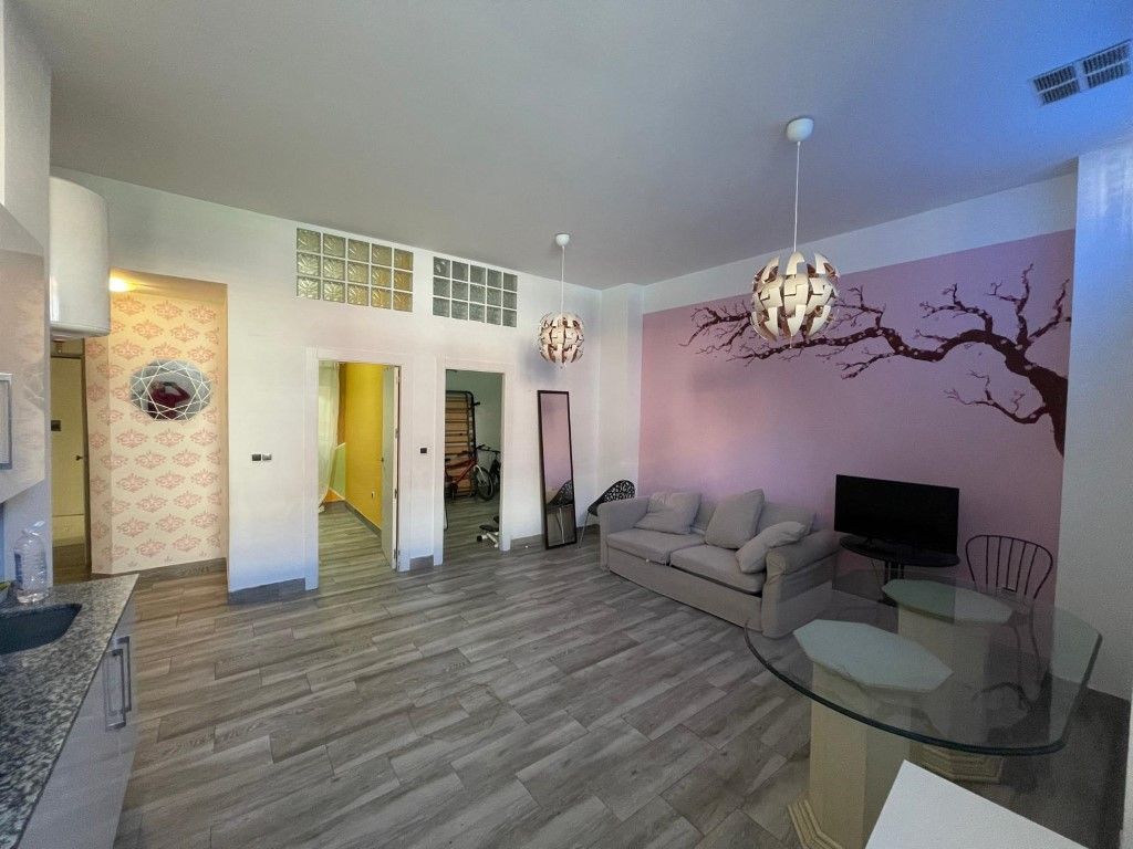 Living room of Flat for sale in Torrox  with Furnished