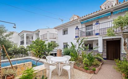 Vista exterior de Casa o xalet en venda en Málaga Capital amb Jardí privat, Terrassa i Piscina