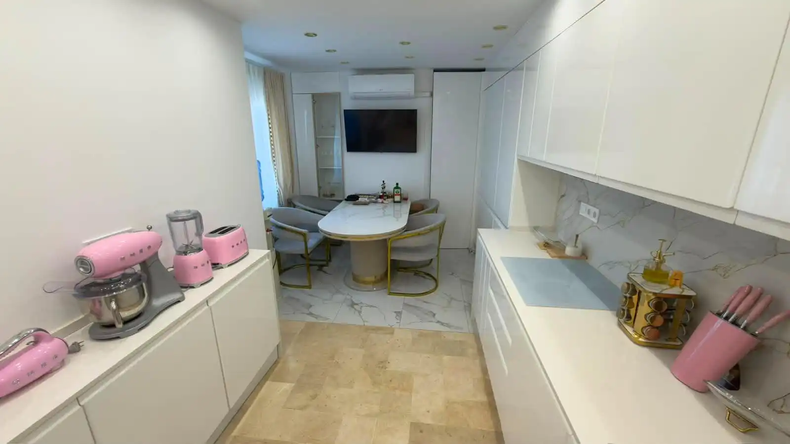 Kitchen of Detached homes for sale in Sant Joan d'Alacant  with Air Conditioner, Terrace and Alarm