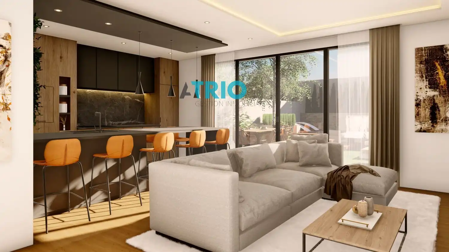 Sala de estar de Casa o chalet en venta en  Palma de Mallorca con Aire acondicionado, Terraza y Trastero