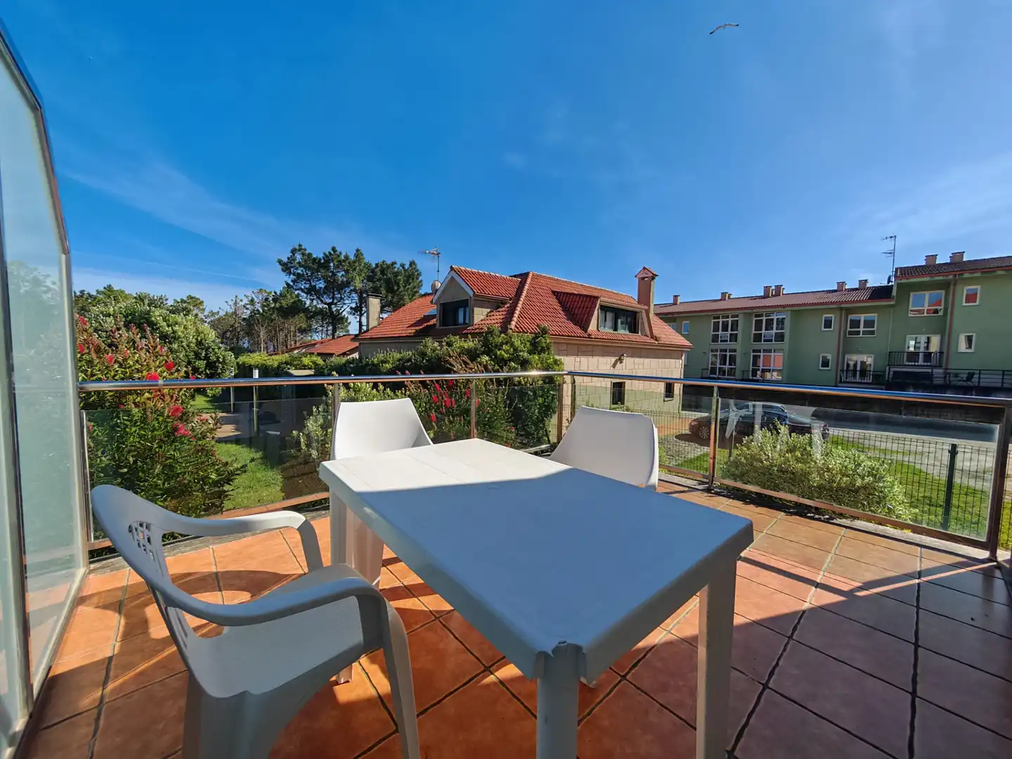 Terrassa de Apartament de lloguer en Fisterra amb Terrassa, Moblat i Forn