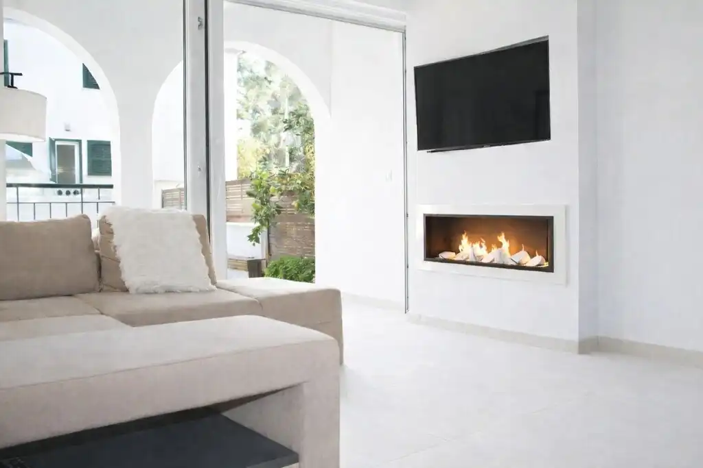 Sala de estar de Apartamento en venta en Calvià con Aire acondicionado, Jardín privado y Terraza