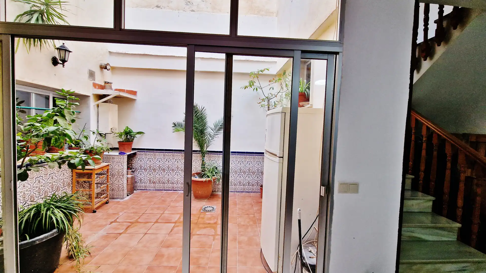 Terrasse von Einfamilien-Reihenhaus zum Verkauf in Vélez de Benaudalla mit Terrasse, Abstellraum und Möbliert