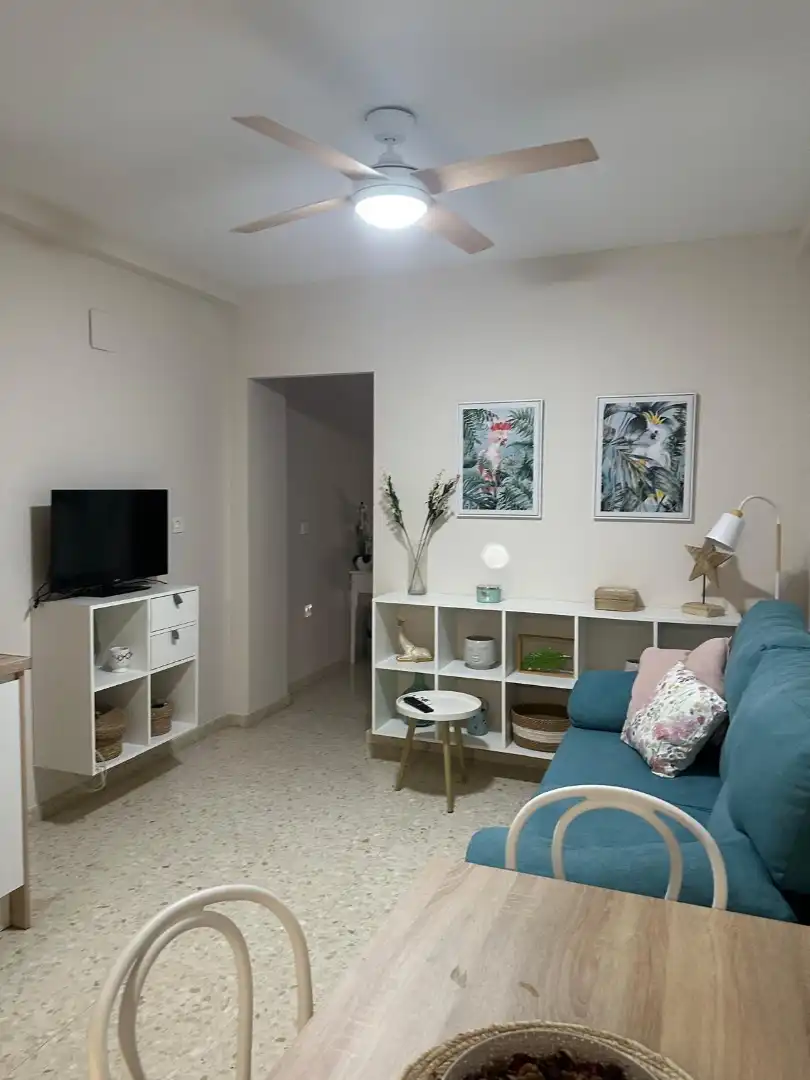 Sala d'estar de Apartament de lloguer en Almendralejo amb Aire condicionat, Moblat i Rentadora