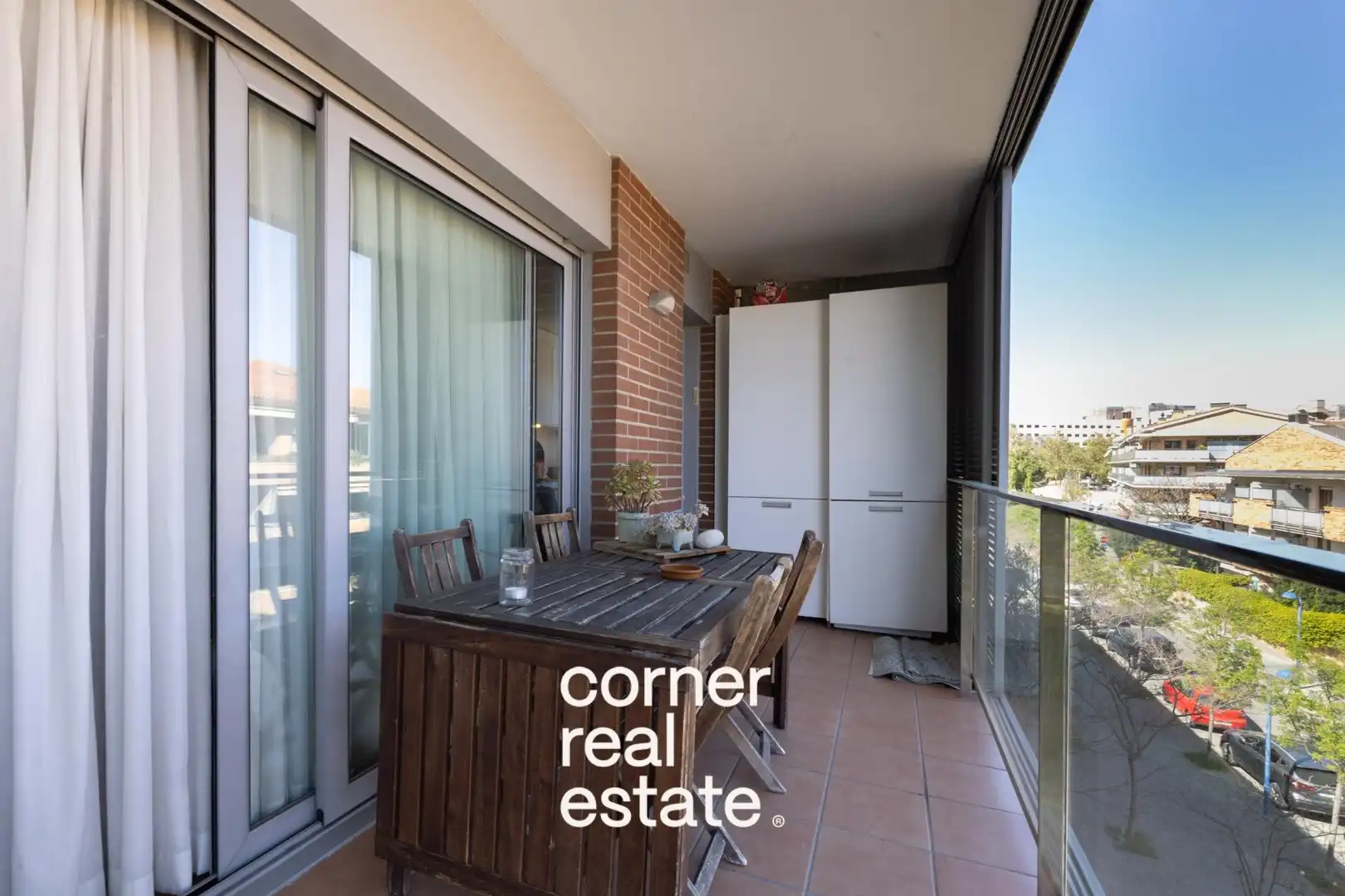 Vista exterior de Ático en venta en Sant Cugat del Vallès con Calefacción, Parquet y Terraza