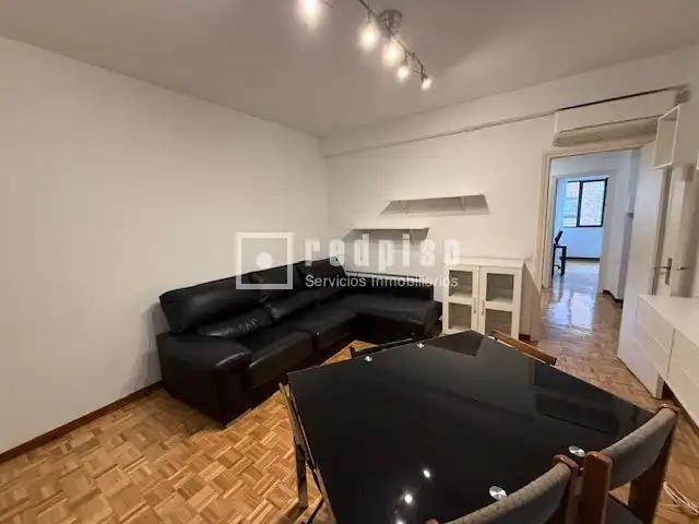Sala de estar de Piso de alquiler en Madrid con Aire acondicionado, Calefacción y Parquet