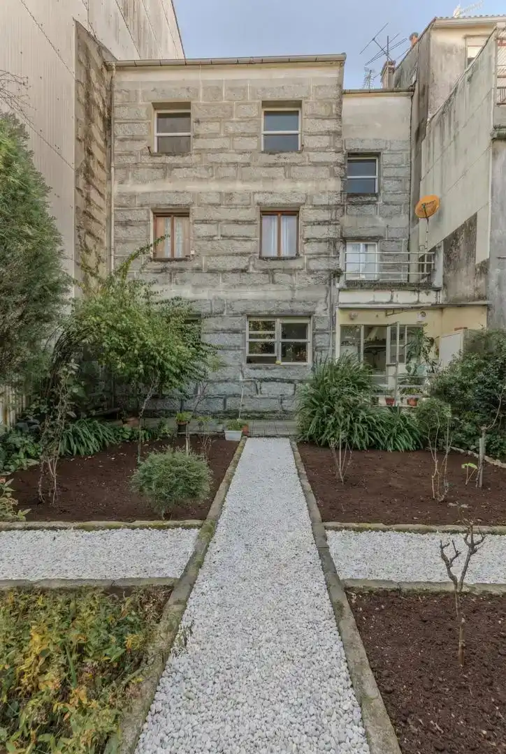 Vista exterior de Casa adosada en venta en Vilagarcía de Arousa con Jardín privado