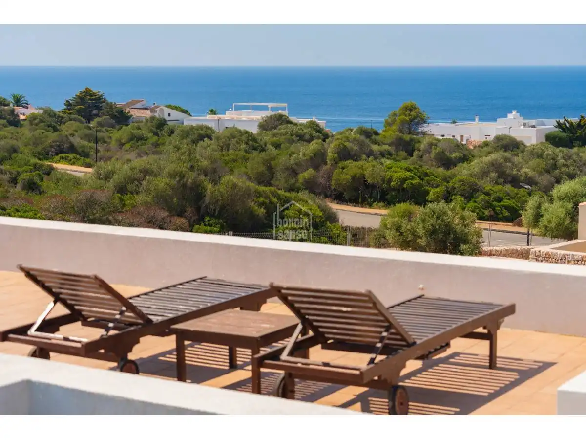 Terrace of Houses for sale in Sant Lluís  with Private garden, Terrace and Swimming Pool
