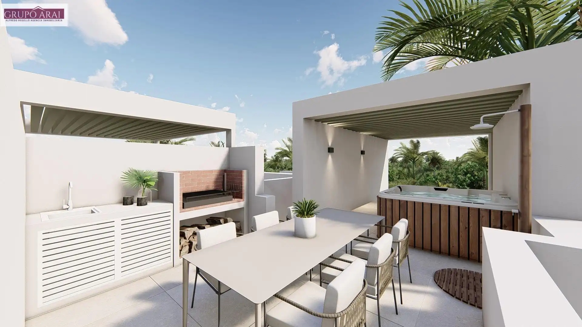 Terraza de Casa adosada en venta en Formentera del Segura con Calefacción, Jardín privado y Terraza