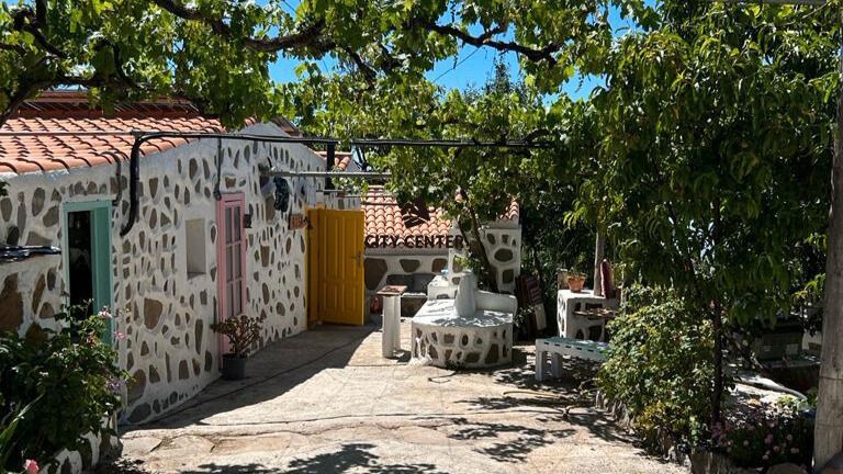 Exterior view of Country house for sale in Granadilla de Abona  with Private garden, Terrace and Swimming Pool