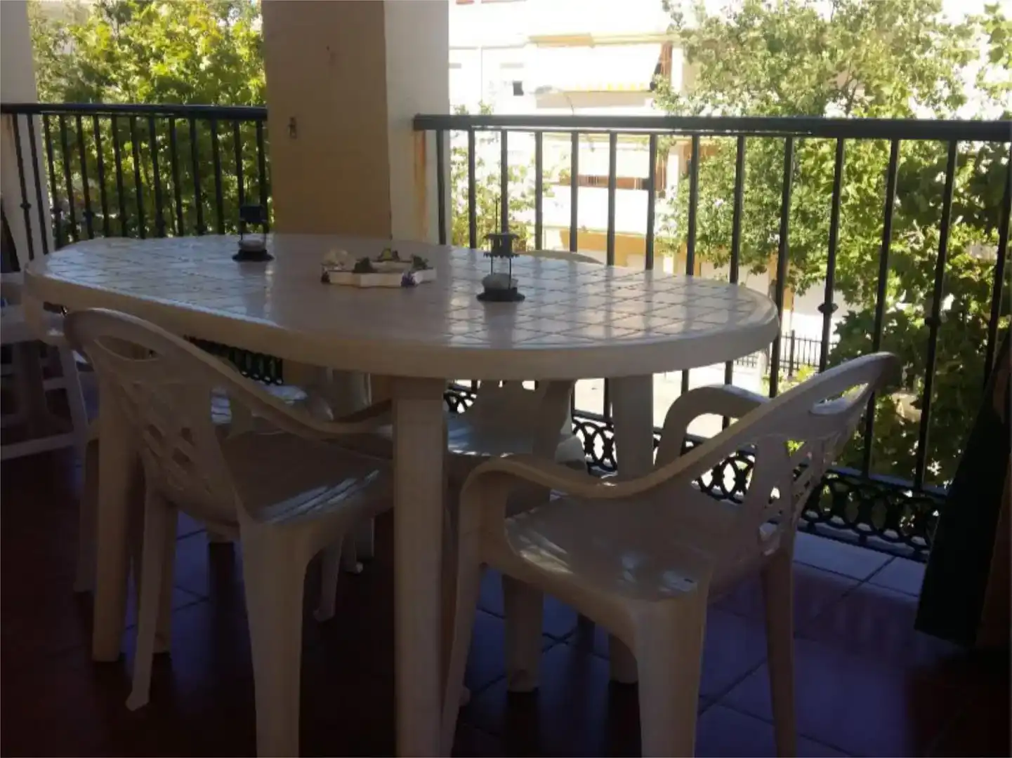 Terraza de Apartamento de alquiler en Chipiona con Amueblado y Balcón