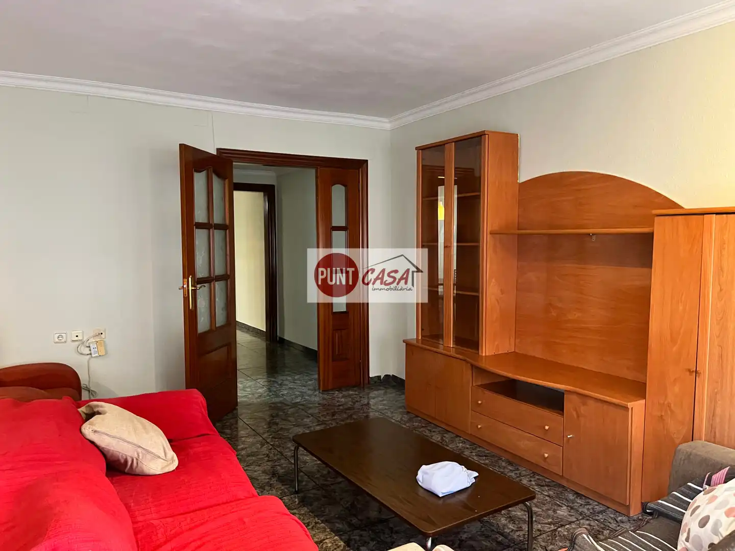 Sala de estar de Piso de alquiler en Lleida con Calefacción, Terraza y Amueblado