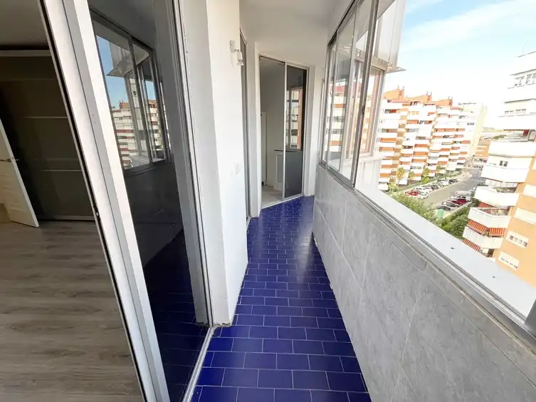 Terraza de Piso de alquiler en Móstoles con Calefacción, Parquet y Terraza