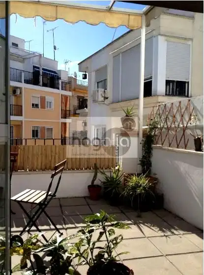 Terrace of Flat for rent in Sevilla  with Air Conditioner, Terrace and Furnished
