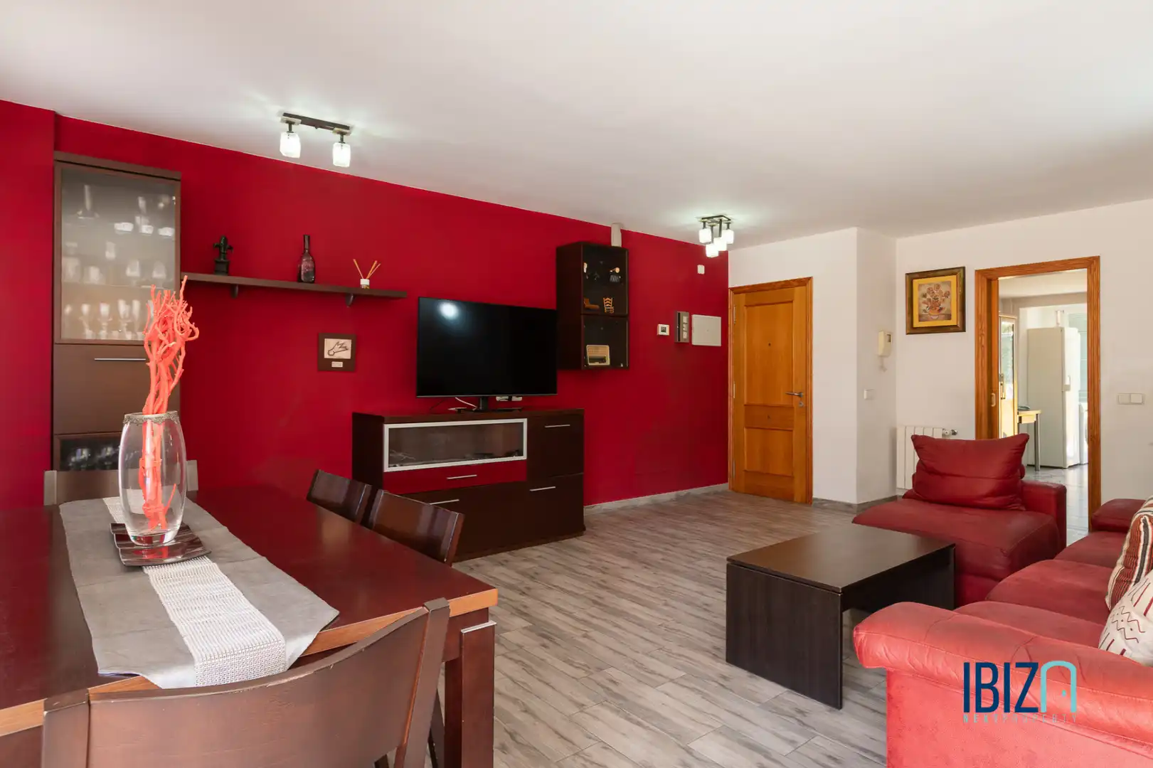 Wohnzimmer von Wohnung zum Verkauf in Eivissa mit Klimaanlage, Heizung und Terrasse