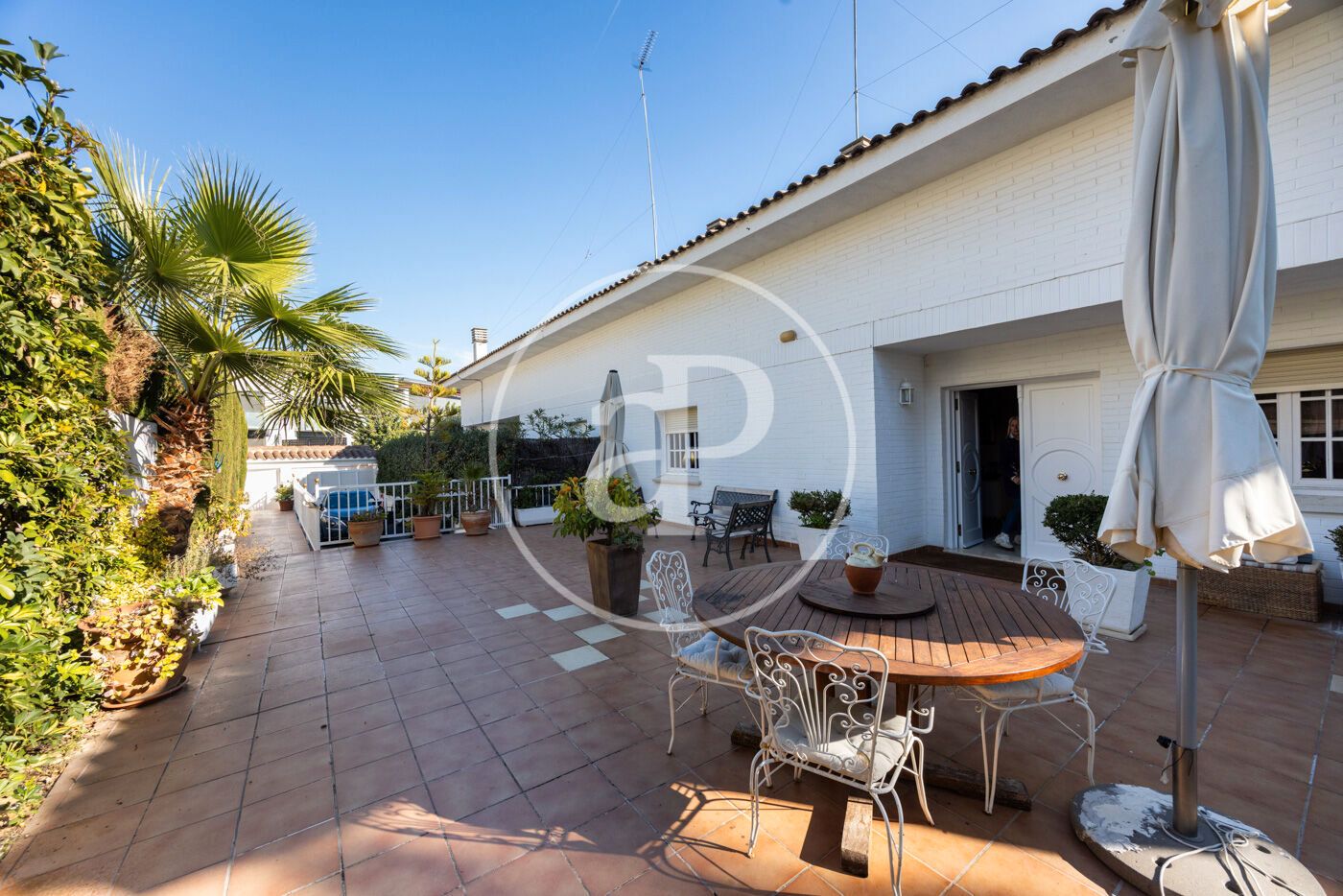 Exterior view of Single-family semi-detached for sale in Teià  with Heating, Private garden and Furnished