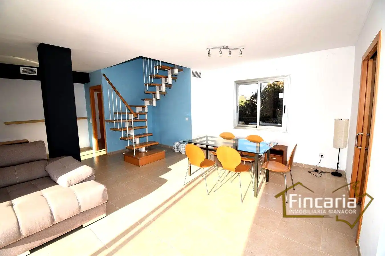 Wohnzimmer von Dachboden zum Verkauf in Manacor mit Terrasse, Abstellraum und Balkon