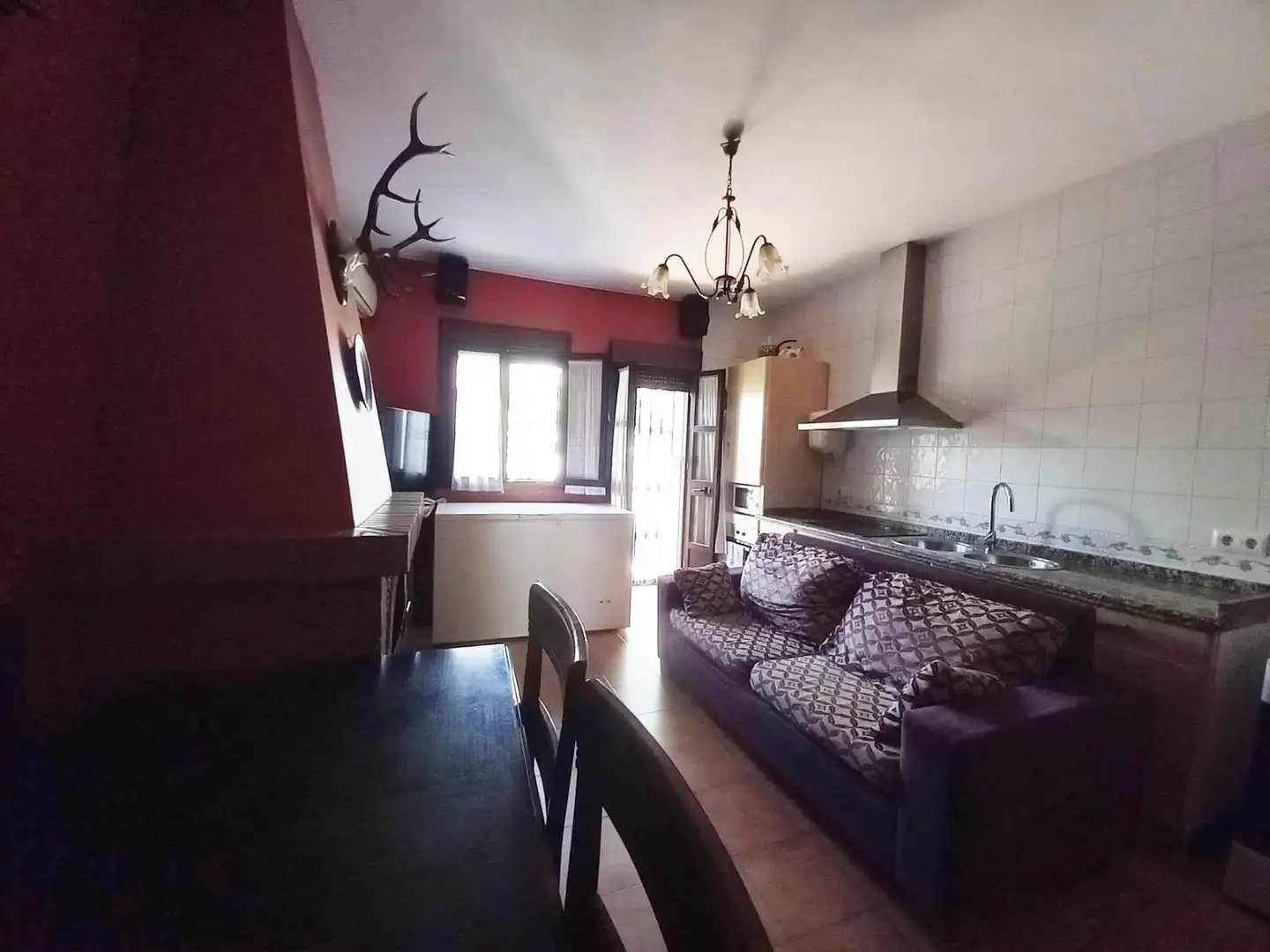Living room of Houses for sale in El Pedroso  with Air Conditioner, Terrace and Storage room