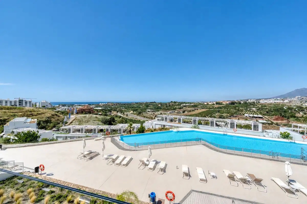 Swimming pool of Apartments for sale in Estepona  with Air Conditioner, Terrace and Storage room