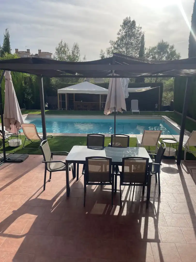 Swimming pool of Houses for rent in Monachil  with Air Conditioner, Heating and Private garden