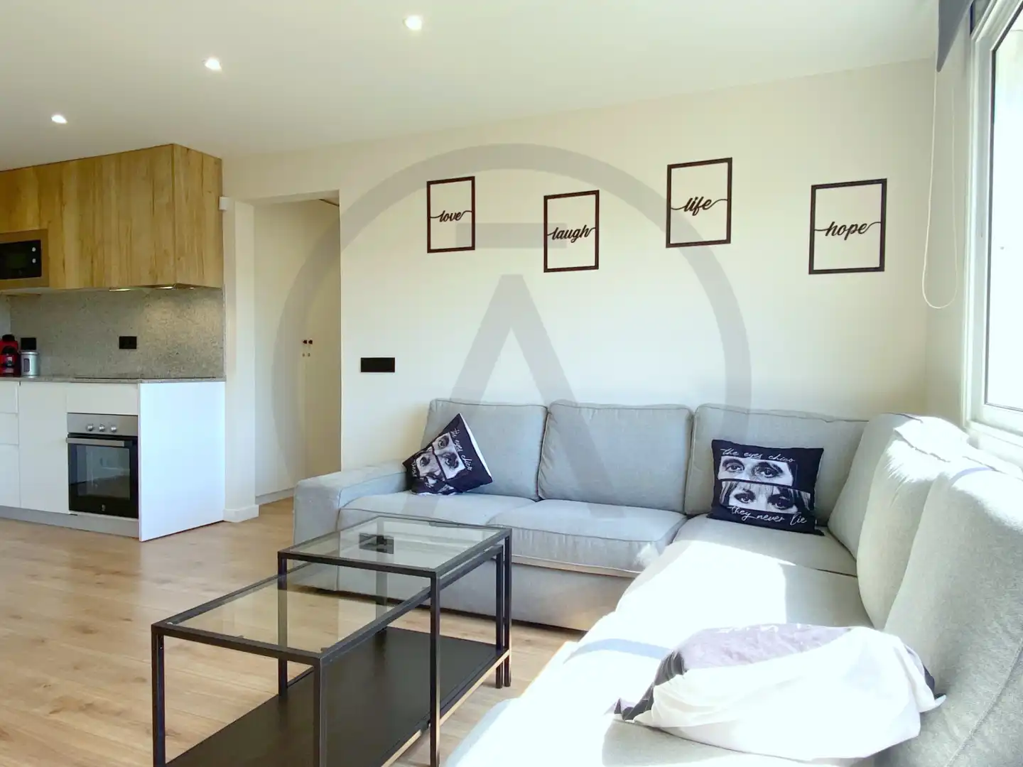 Sala de estar de Piso en venta en Terrassa con Aire acondicionado, Calefacción y Parquet