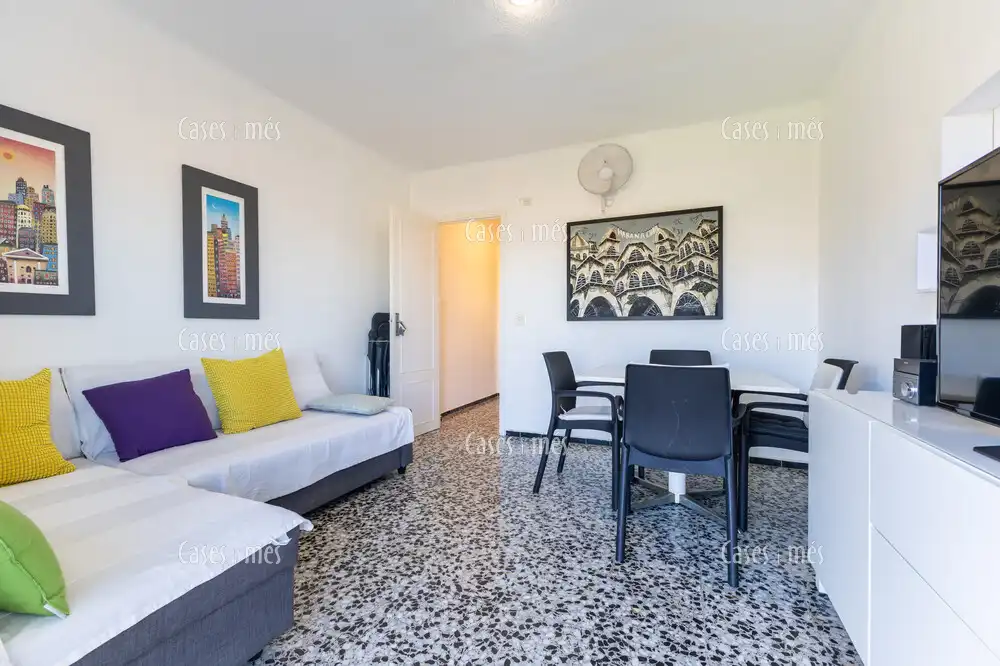 Sala de estar de Apartamento en venta en La Pobla de Farnals con Terraza, Amueblado y Piscina comunitaria