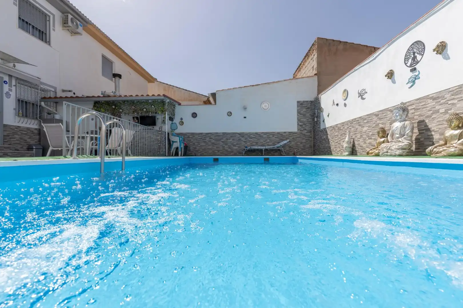 Swimming pool of Houses for sale in Láchar  with Air Conditioner, Heating and Swimming Pool