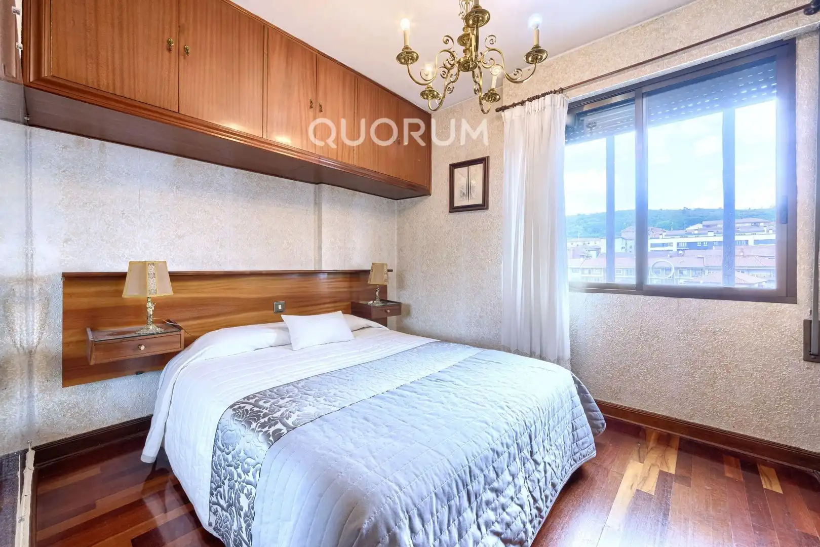 Schlafzimmer von Wohnung zum Verkauf in Basauri  mit Heizung, Möbliert und Balkon