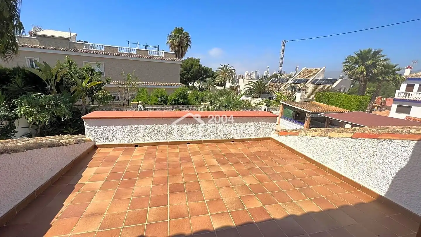 Terraza de Casa o chalet en venta en Benidorm