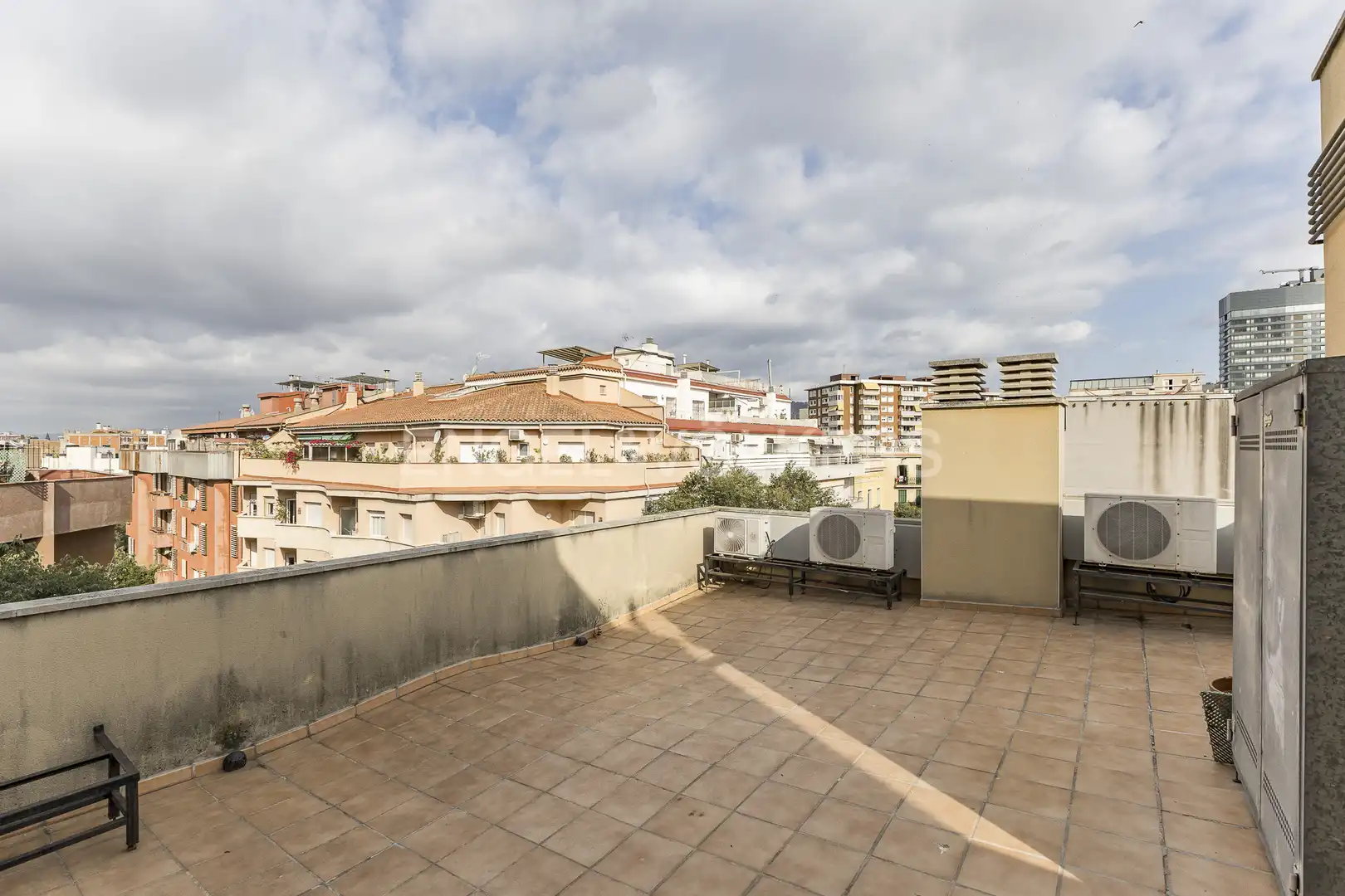 Terrace of Flat for rent in Barcelona  with Air Conditioner, Heating and Parquet flooring