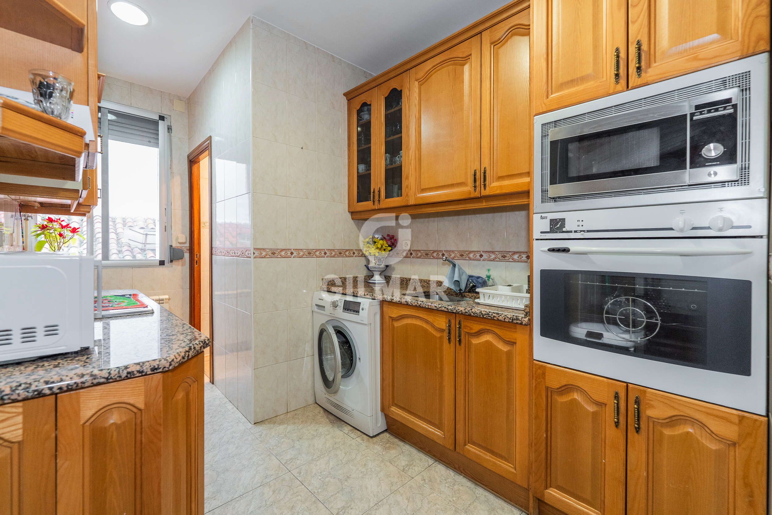 Kitchen of Flat for sale in  Madrid Capital  with Heating and Storage room