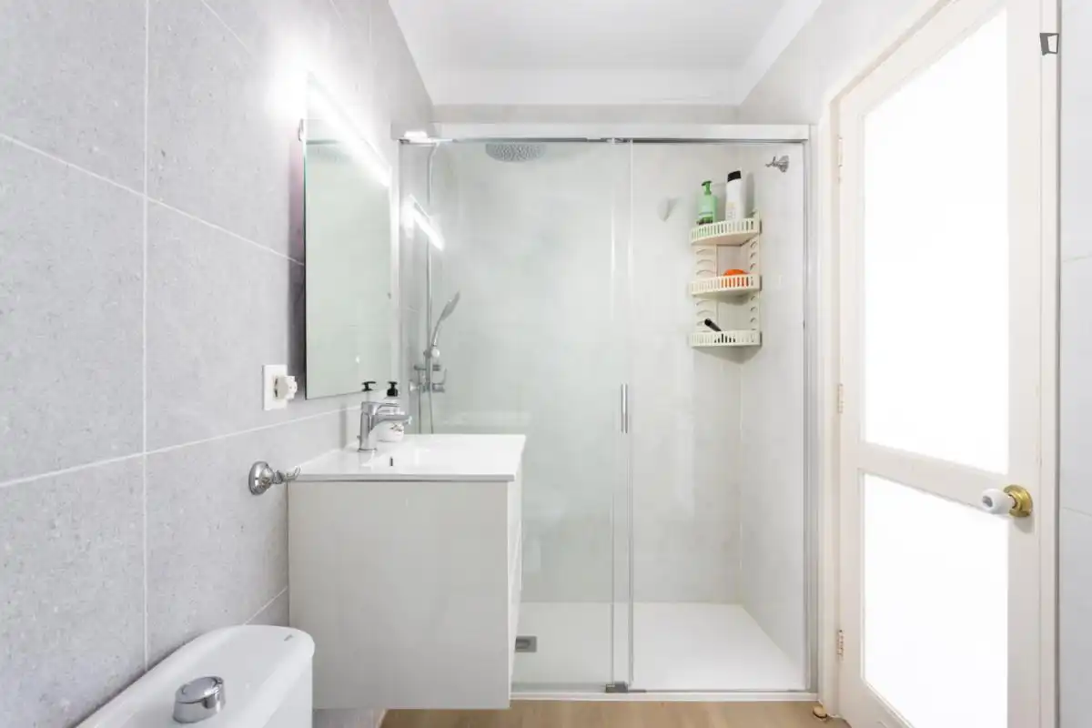 Bany de Apartament de lloguer en Candelaria amb Moblat, Forn i Rentadora