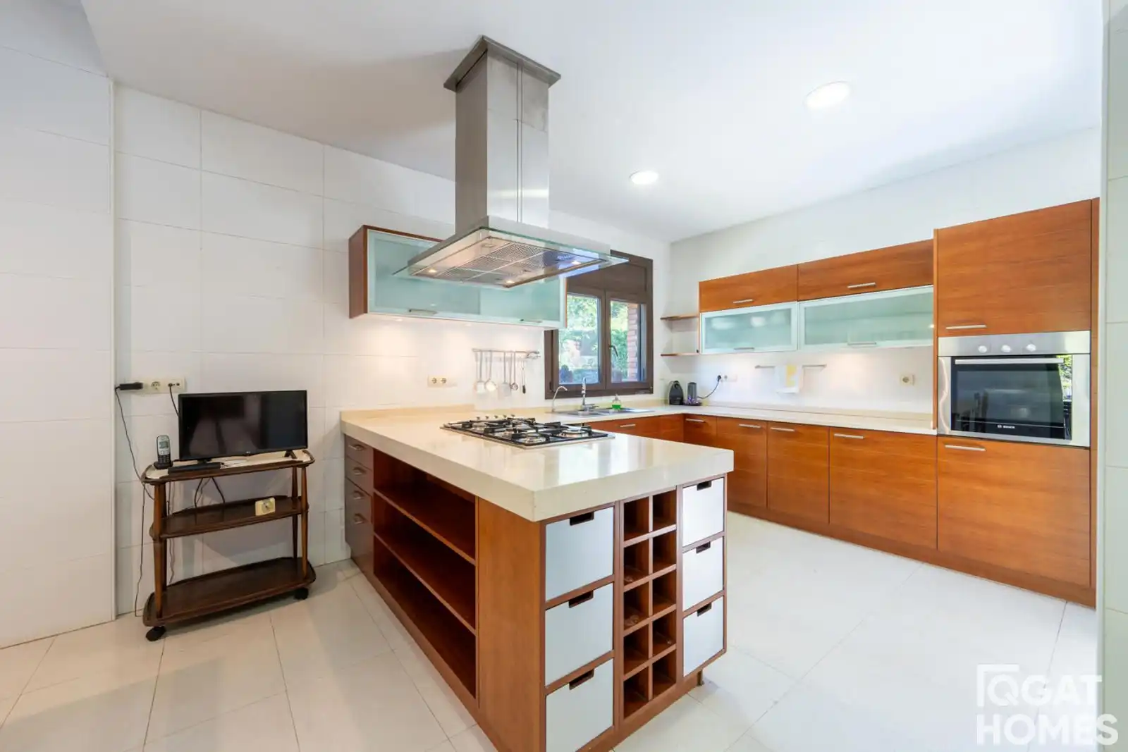 Cocina de Casa o chalet de alquiler en Sant Cugat del Vallès con Aire acondicionado, Calefacción y Jardín privado