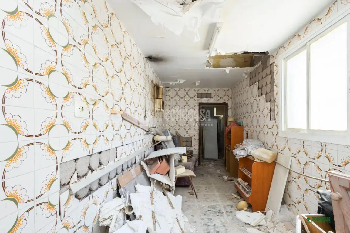 Cocina de Casa adosada en venta en Almería