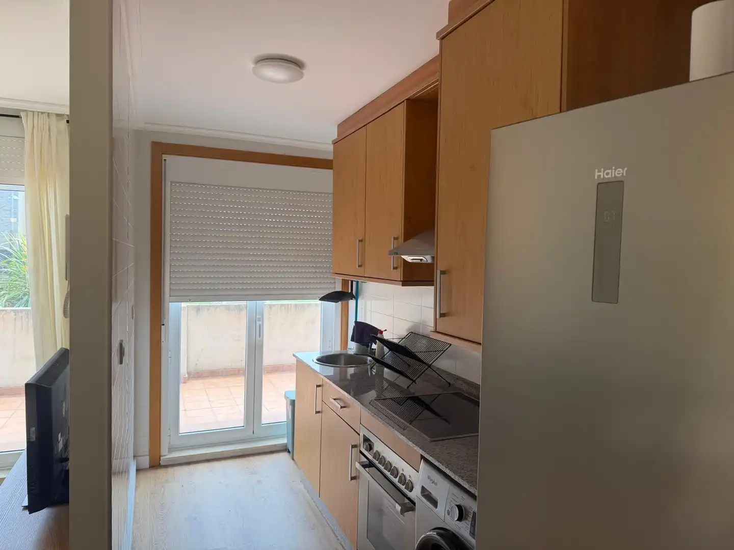 Cocina de Piso de alquiler en Barreiros con Calefacción, Terraza y Amueblado