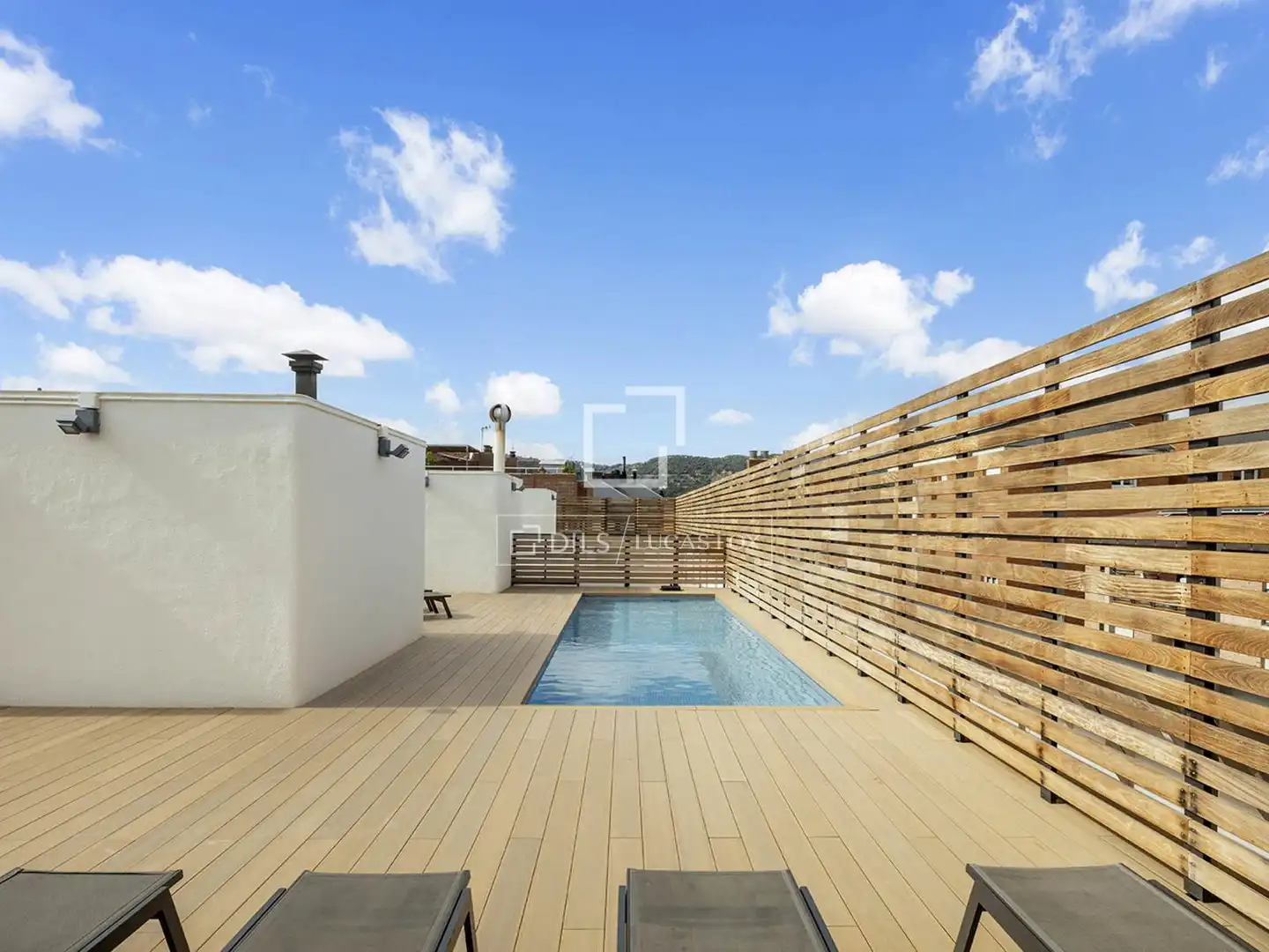Terrace of Flat for rent in Barcelona  with Air Conditioner, Heating and Parquet flooring